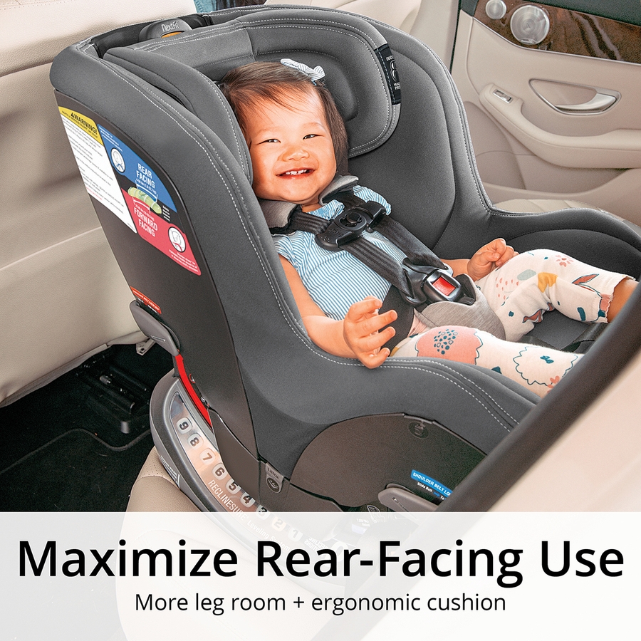 Chicco NextFit Max ClearTex Convertible Car Seat Shadow