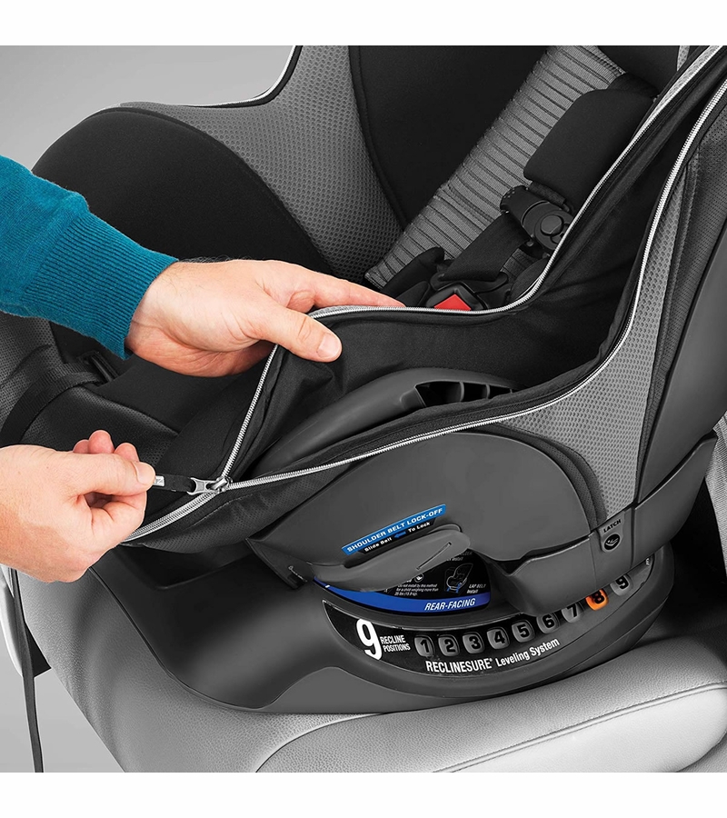 Chicco NextFit Zip Max ExtendedUse Convertible Car Seat Q Collection