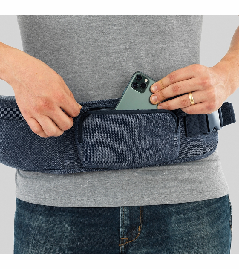 Chicco SideKick Hip Seat Carrier Denim