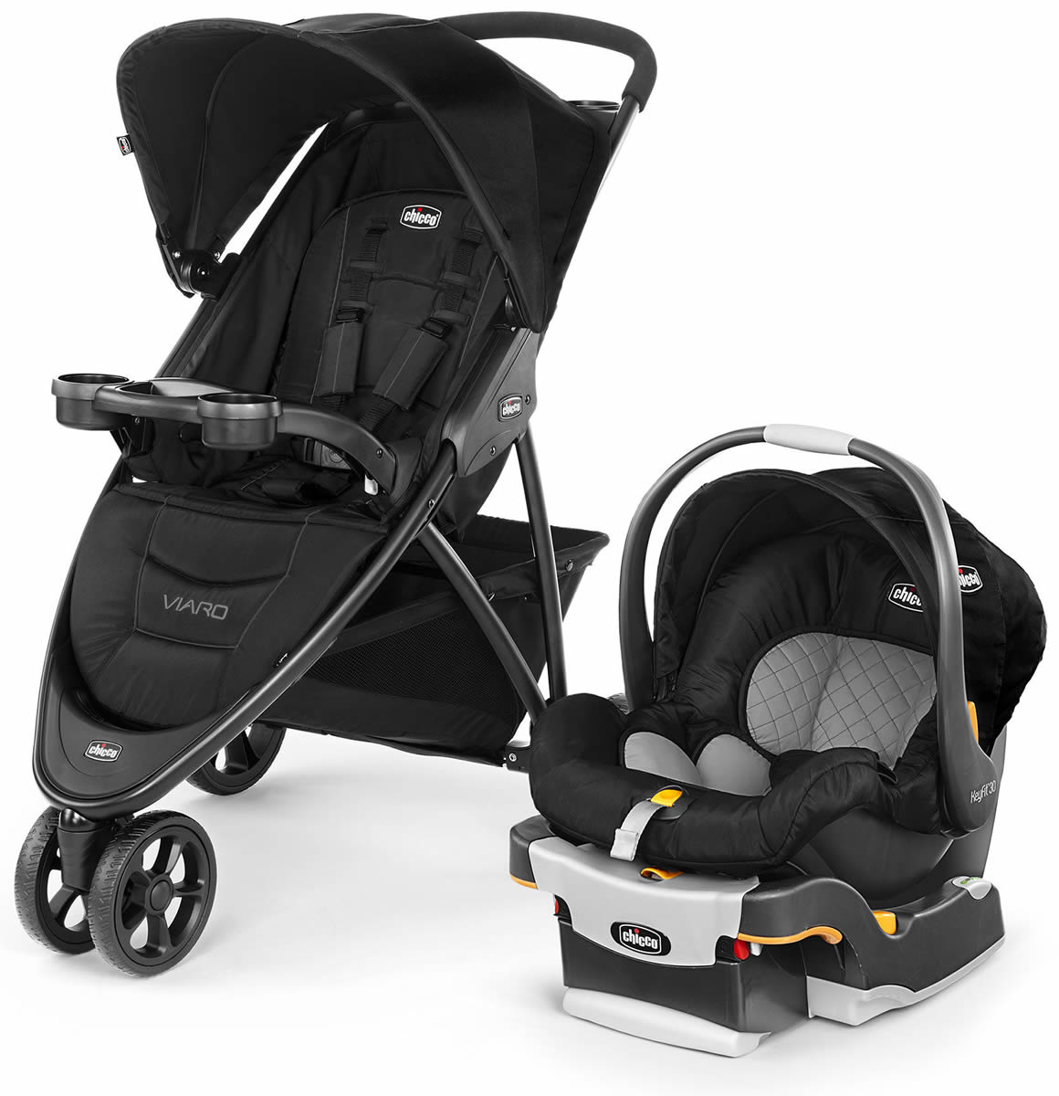 Chicco Viaro Travel System Black