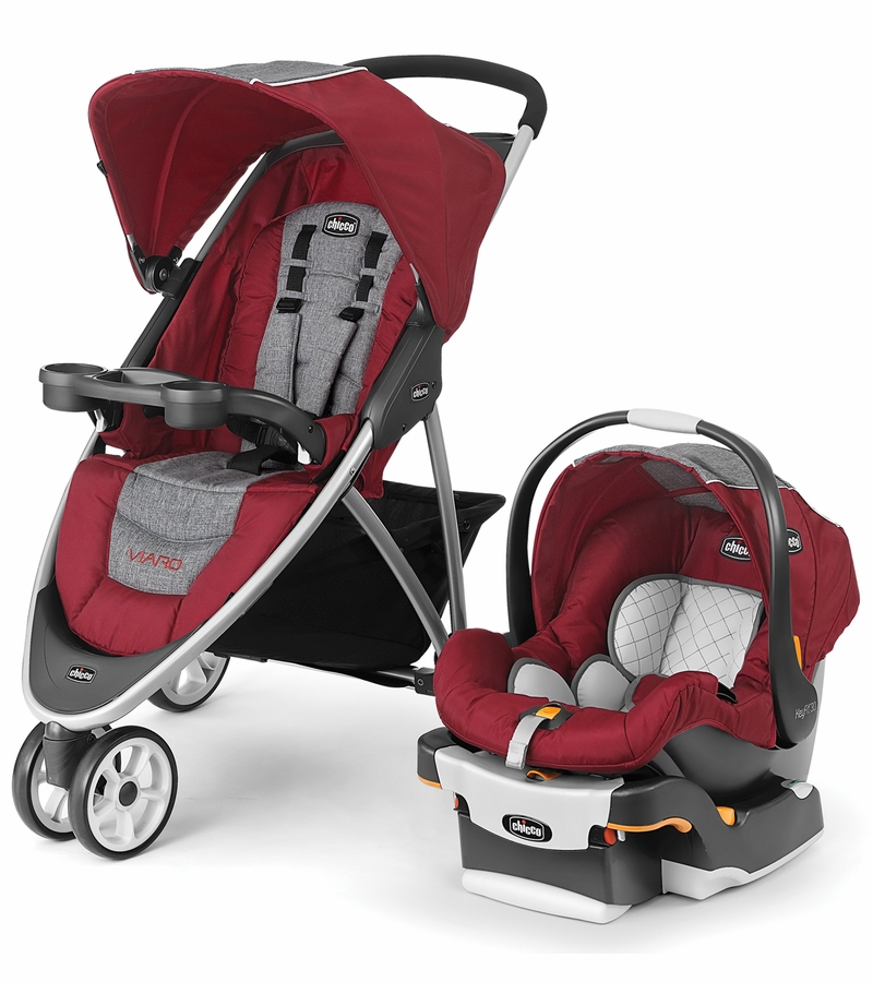 Chicco Viaro Travel System Cranberry