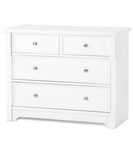 Child Craft Bradford Dresser Matte White