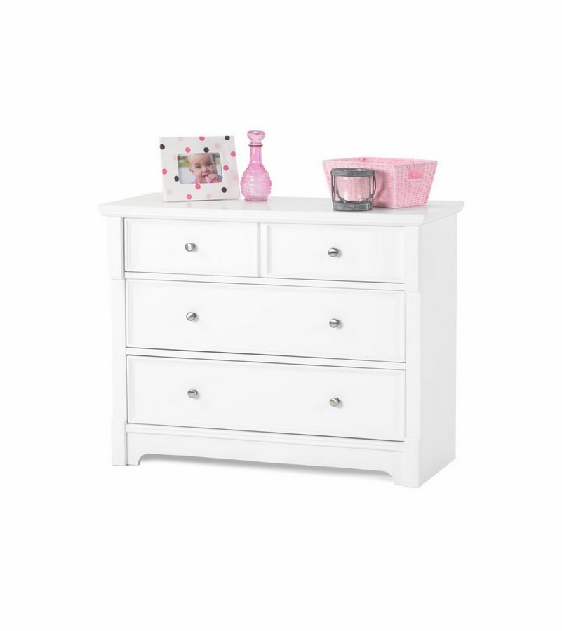 Child Craft Bradford Dresser Matte White