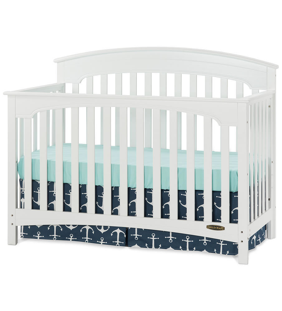 Child Craft Stanford Convertible Crib Matte White