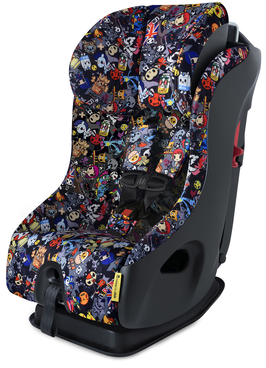 Clek Fllo Narrow Convertible Car Seat with AntiRebound Bar Tokidoki