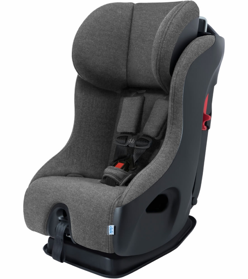 Clek Fllo Narrow Convertible Car Seat with AntiRebound Bar Chrome