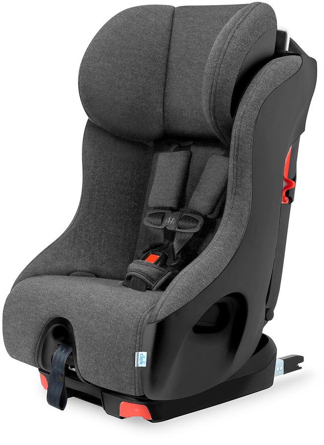 Clek Foonf Narrow Convertible Car Seat with AntiRebound Bar Chrome