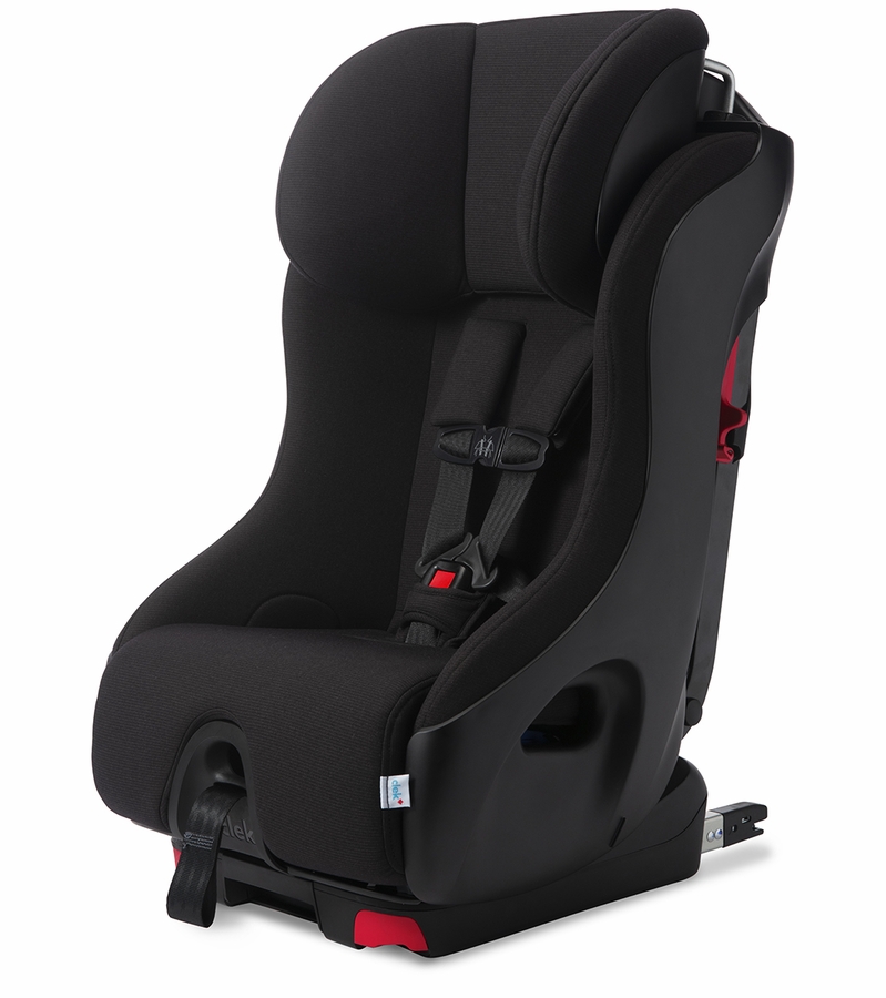 Clek Foonf Narrow Convertible Car Seat with AntiRebound Bar Railroad