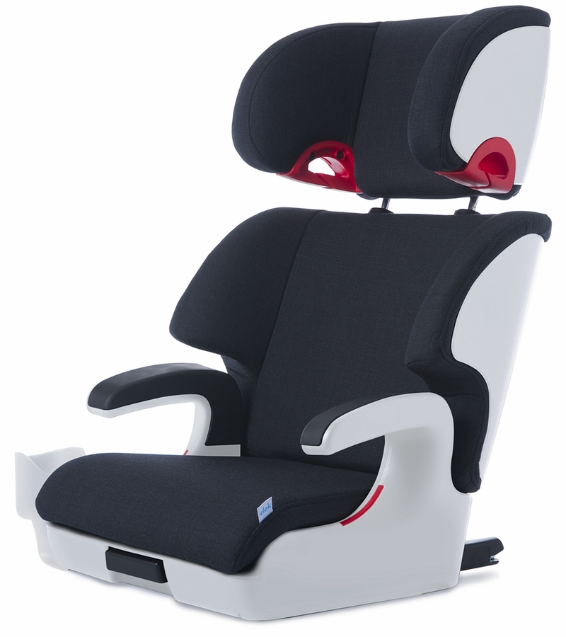 Clek Oobr High Back Belt Positioning Booster Car Seat Winter Mammoth