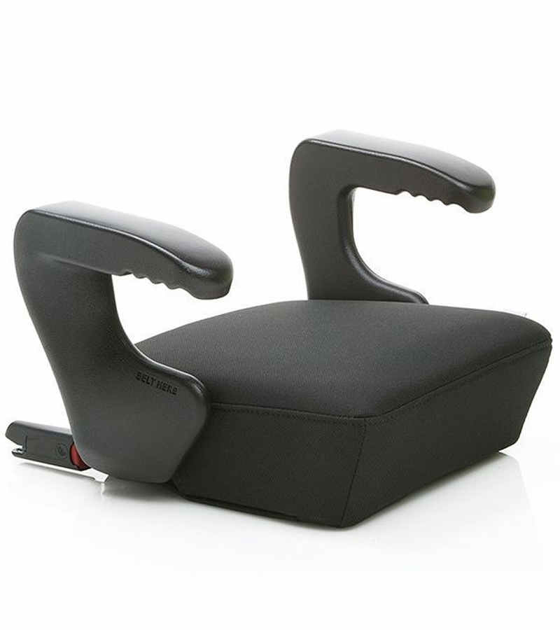 Clek Ozzi Backless Booster Car Seat with Rigid Latch Licorice