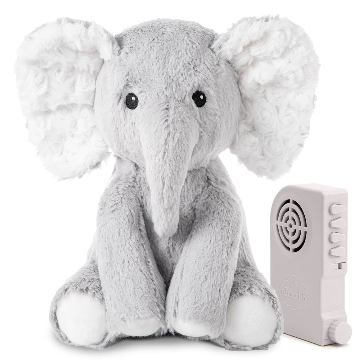 Cloud b Elliot Elephant White Noise Plush
