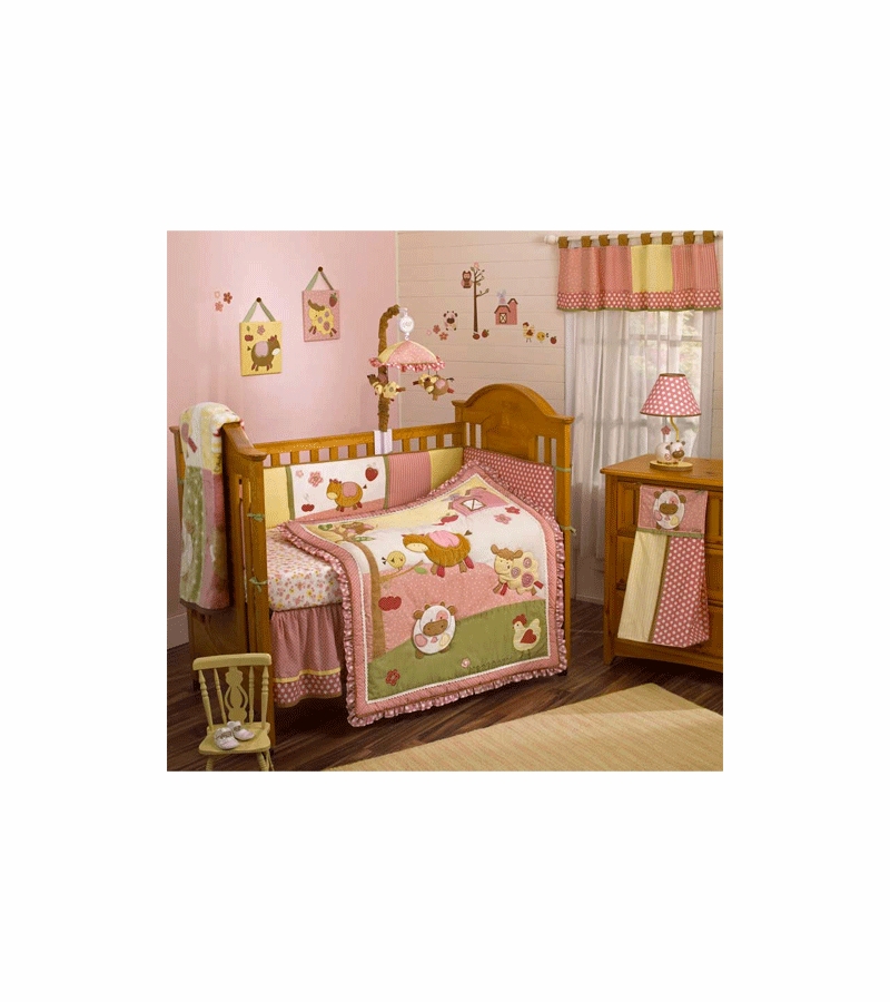 CoCaLo Abby's Farm 4 Piece Crib Bedding Set
