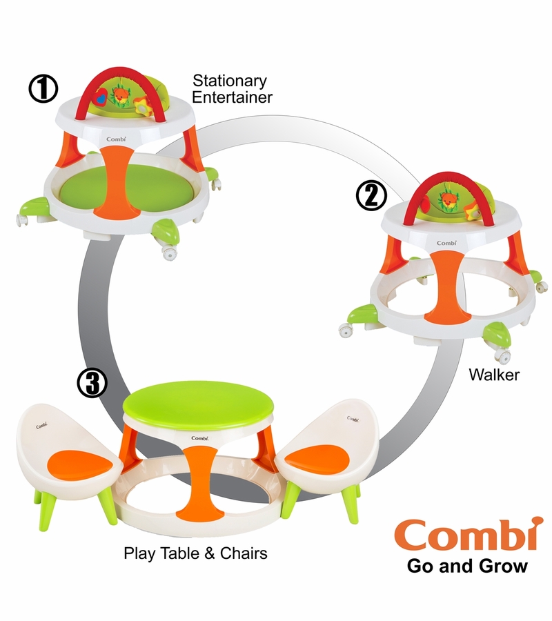 Combi Go and Grow Walker Playtable & Chairs
