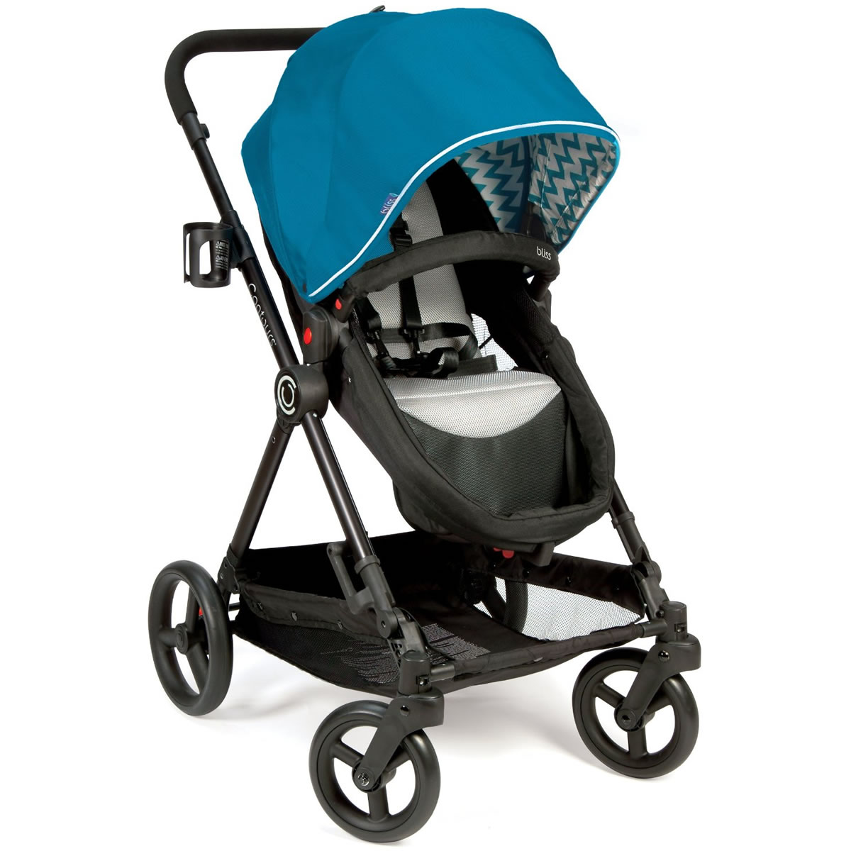 Contours Bliss 4in1 Baby Stroller System Laguna Blue