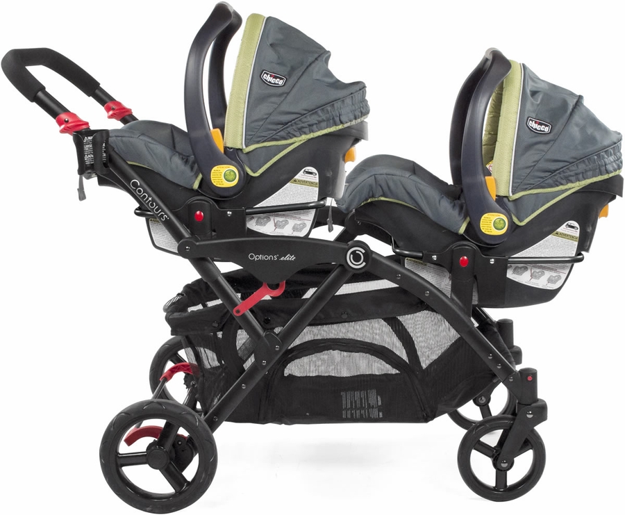 Contours Double Stroller Car Seat Adapter Chicco