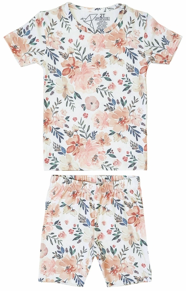 Copper Pearl 2 Piece Short Sleeve Pajamas - Autumn, 18M