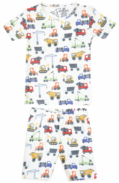 Copper Pearl 2 Piece Short Sleeve Pajamas - Diesel, 18M