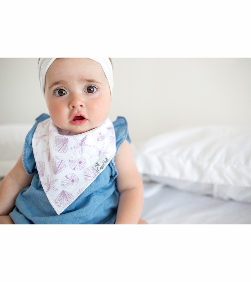 Wrapables® Baby Bandana Drool Bibs, Super Soft And Absorbent Bibs For Drooling And Teething Set 8 Yellow Gray