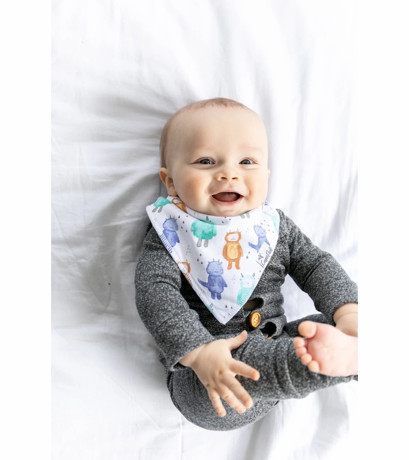 Copper Pearl Baby Bandana Bibs, 4 Pack Max