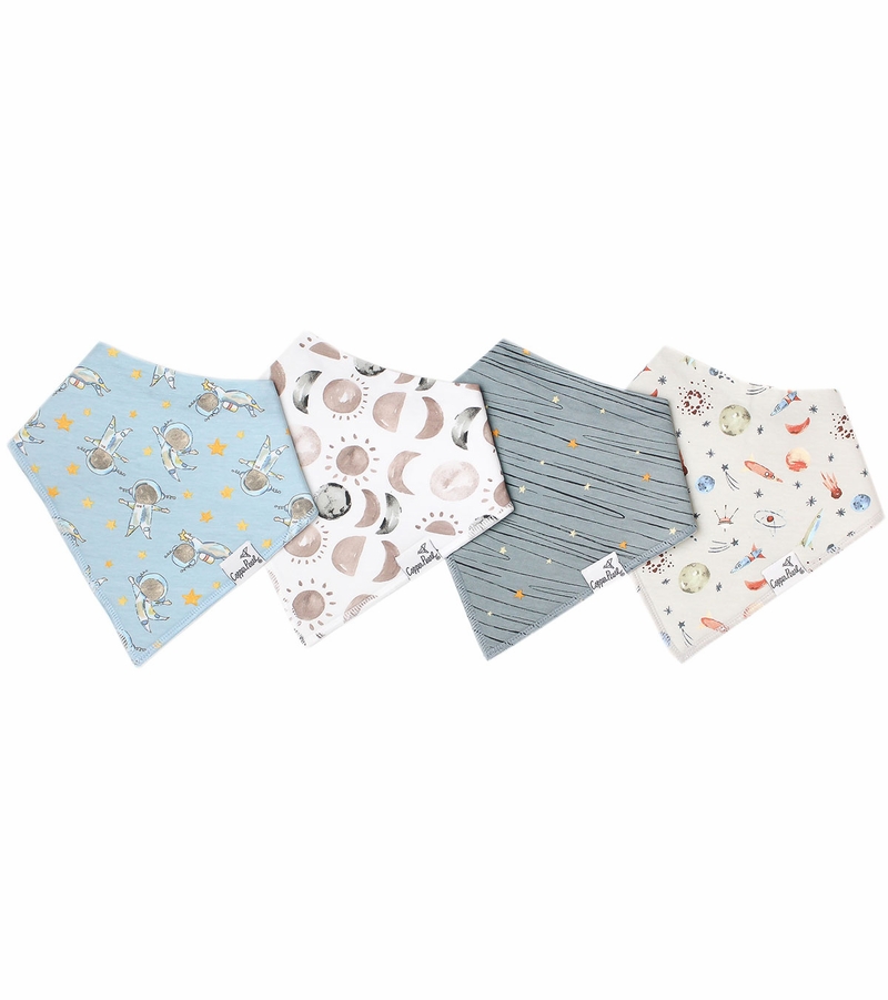 Copper Pearl Baby Bandana Bibs, 4 Pack Neil