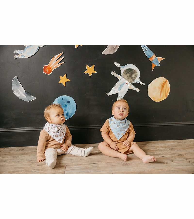 Copper Pearl Baby Bandana Bibs, 4 Pack Neil