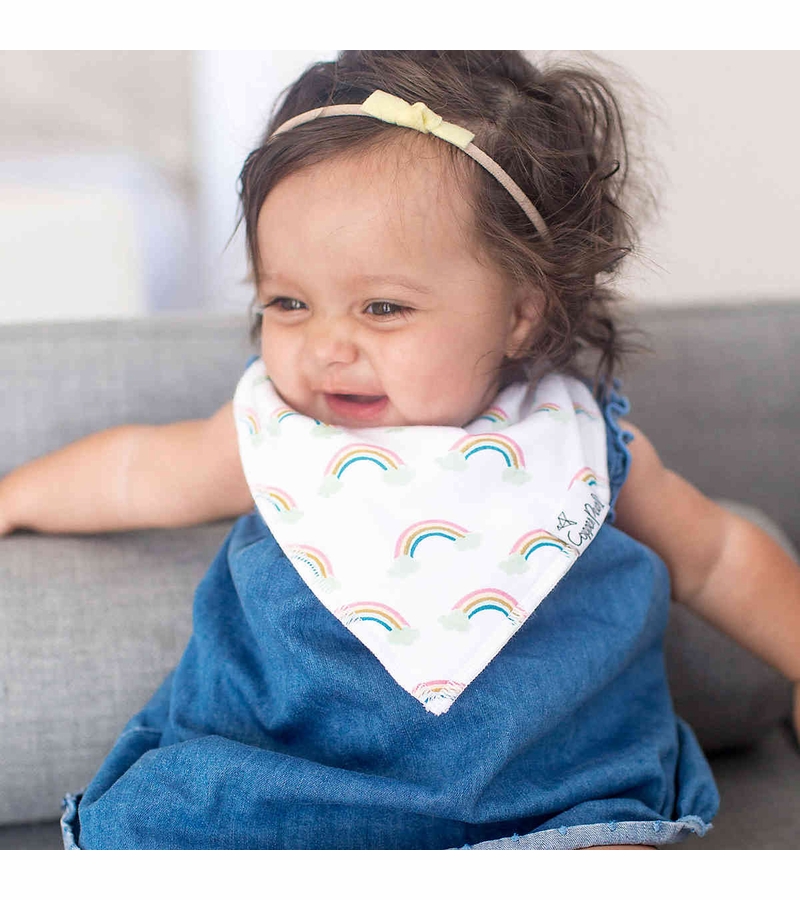 Copper Pearl Baby Bandana Bibs, 4 Pack Whimsy