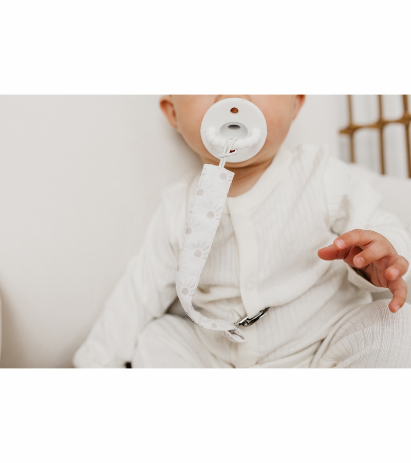 Copper Pearl Binky Clips, 3 Pack Bliss