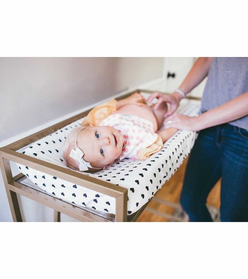 Copper Pearl Changing Pad Cover Smitten