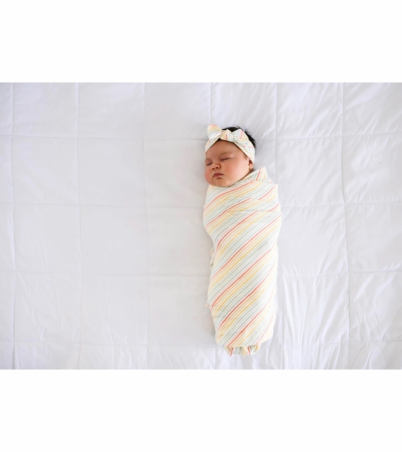 Copper Pearl Knit Headband Bow Rainee