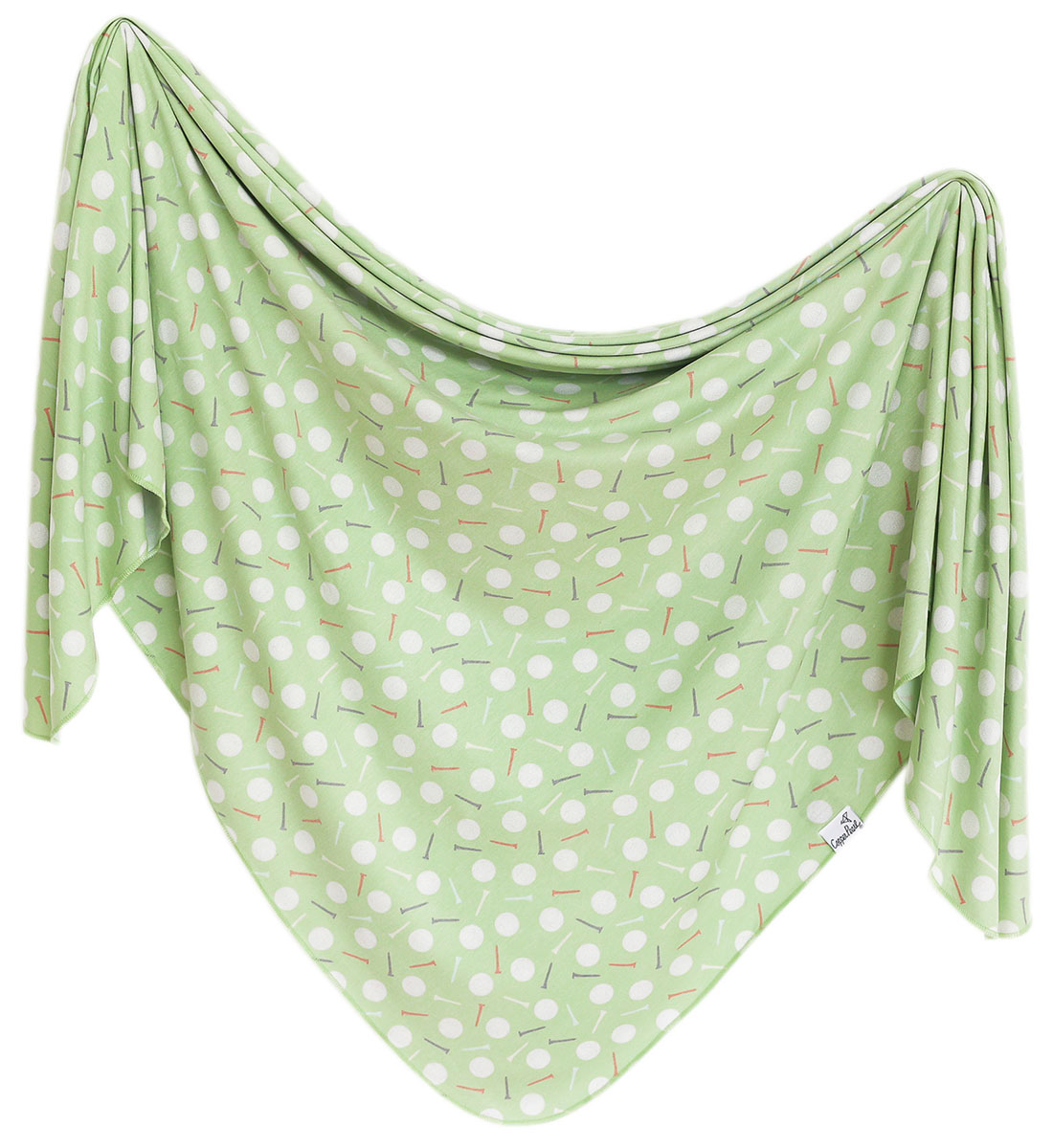 Copper Pearl Knit Swaddle Blanket - Bogey