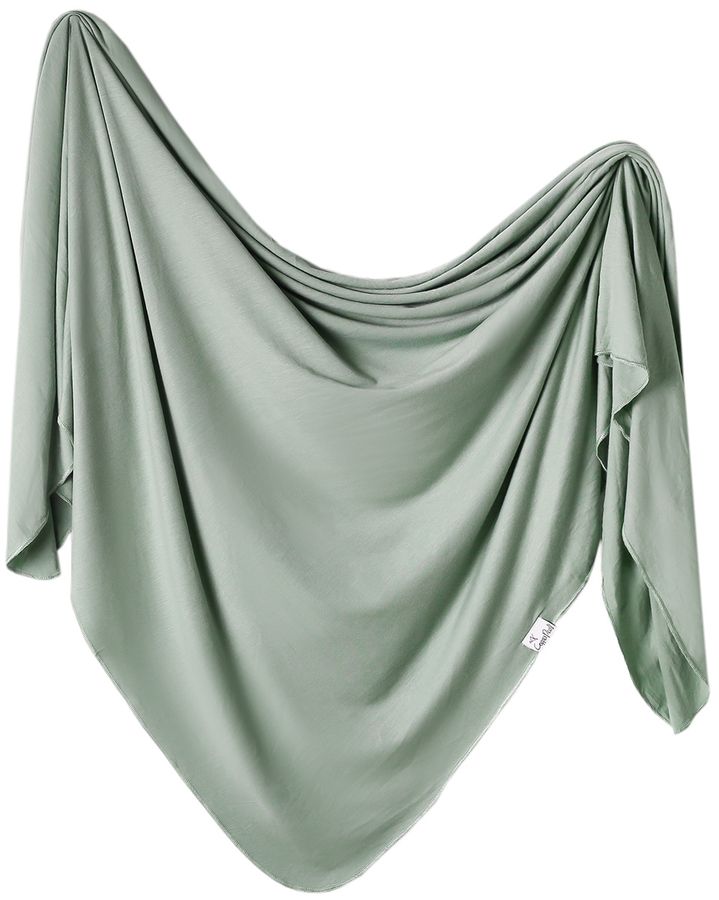 Copper Pearl Knit Swaddle Blanket Briar