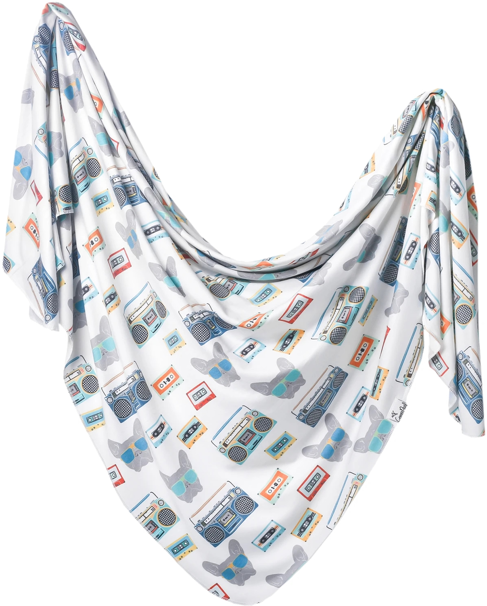 Copper Pearl Knit Swaddle Blanket Bruno