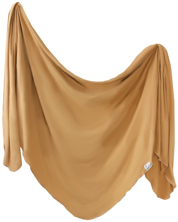 Copper Pearl Knit Swaddle Blanket Dune