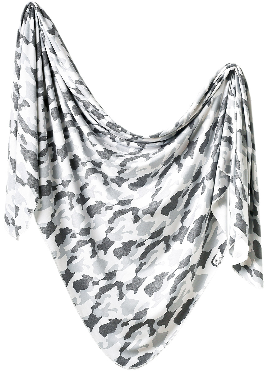 Copper Pearl Knit Swaddle Blanket - Gunnar