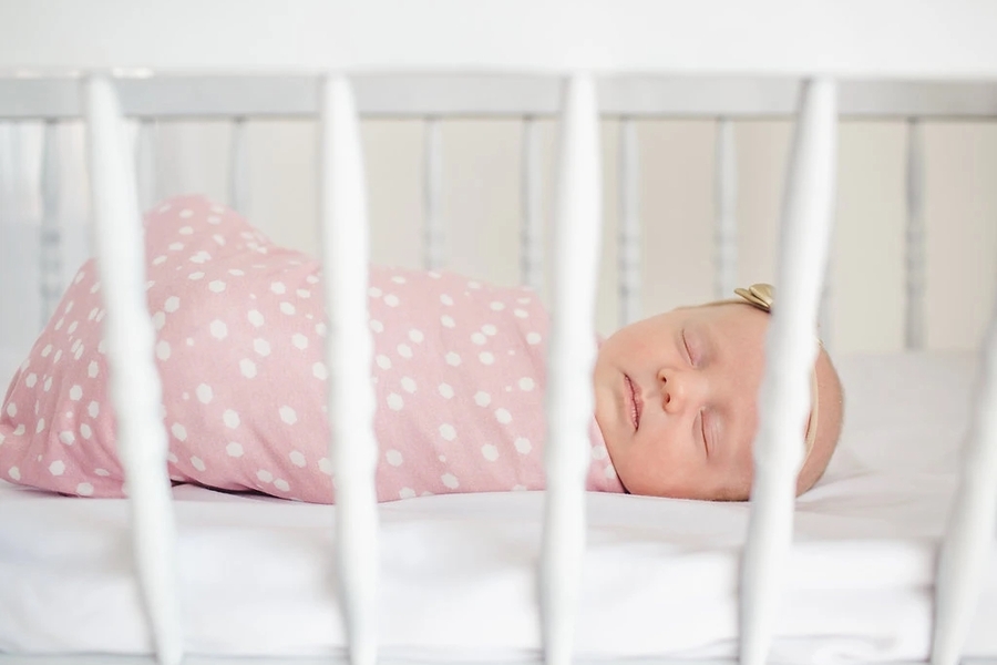 Copper Pearl Knit Swaddle Blanket Lucy