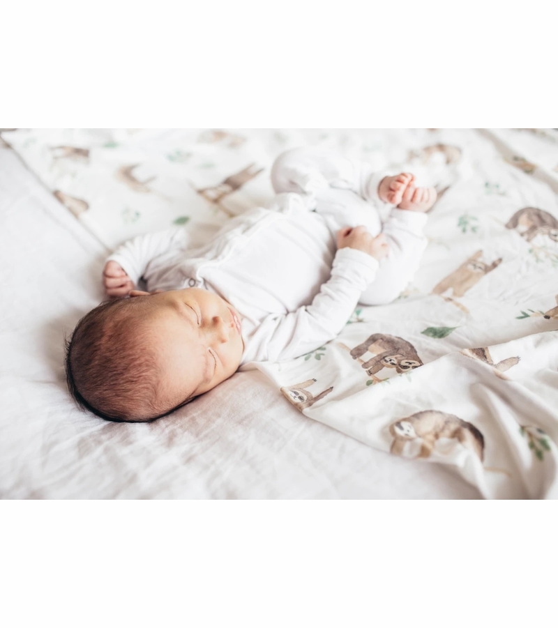 Copper Pearl Knit Swaddle Blanket Noah