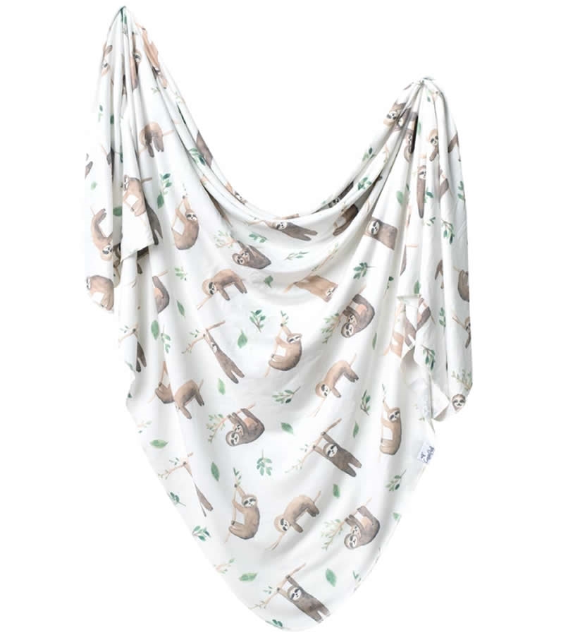 Copper Pearl Knit Swaddle Blanket - Noah