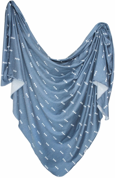 Copper Pearl Knit Swaddle Blanket - North