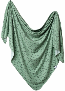 Copper Pearl Knit Swaddle Blanket - Poe