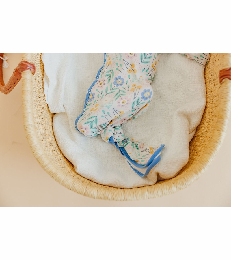 Copper Pearl Newborn Knotted Gown Clara