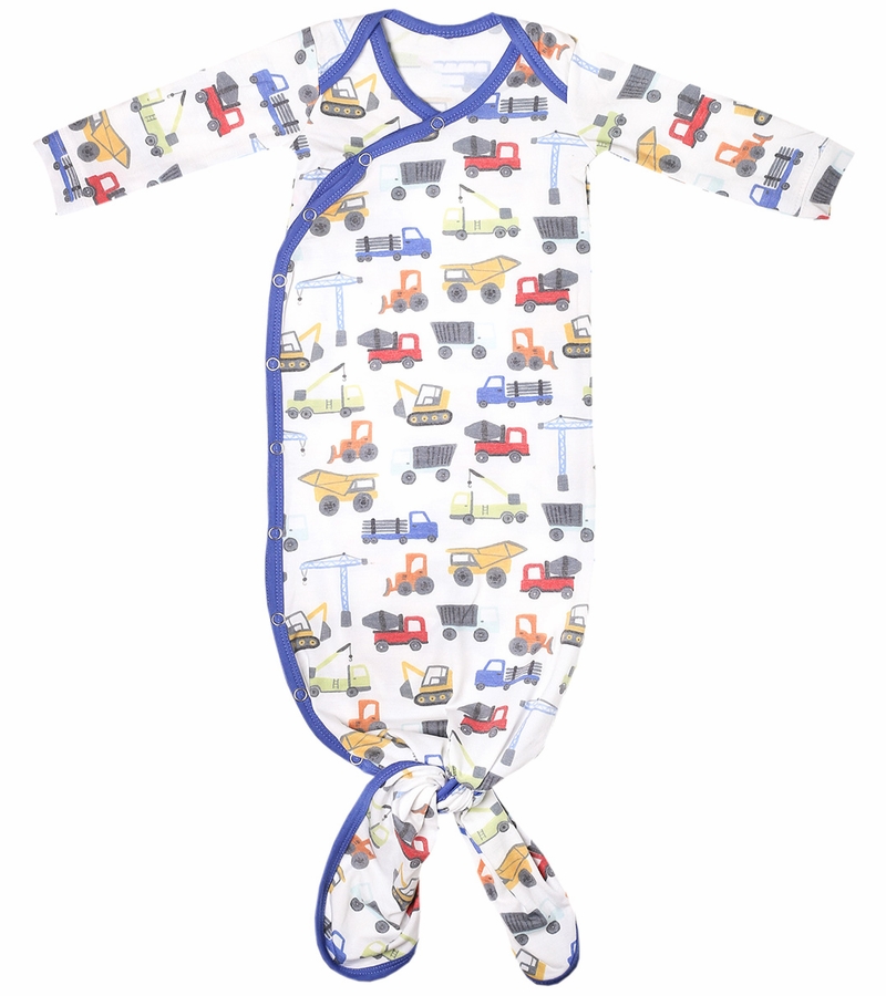 Copper Pearl Newborn Knotted Gown Diesel