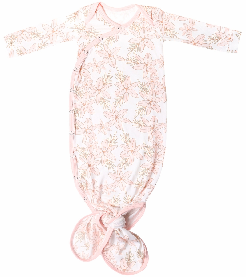Copper Pearl Newborn Knotted Gown Kiana