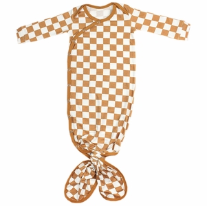 Copper Pearl Newborn Knotted Gown - Rad