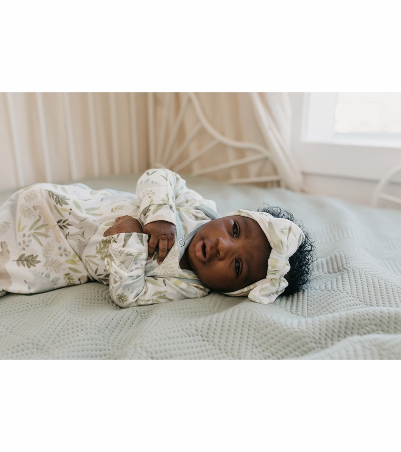 Copper Pearl Newborn Knotted Gown Rex