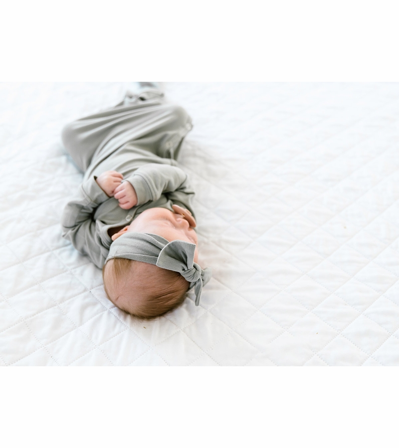 Copper Pearl Newborn Knotted Gown Stone