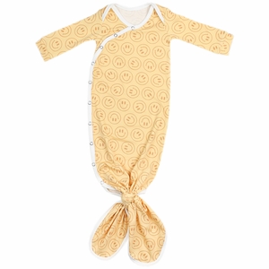 Copper Pearl Newborn Knotted Gown - Vance