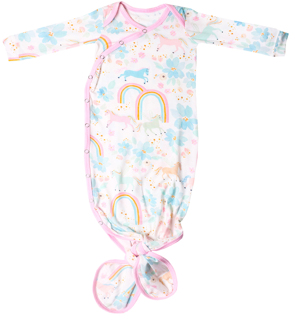 Copper Pearl Newborn Knotted Gown Whimsy