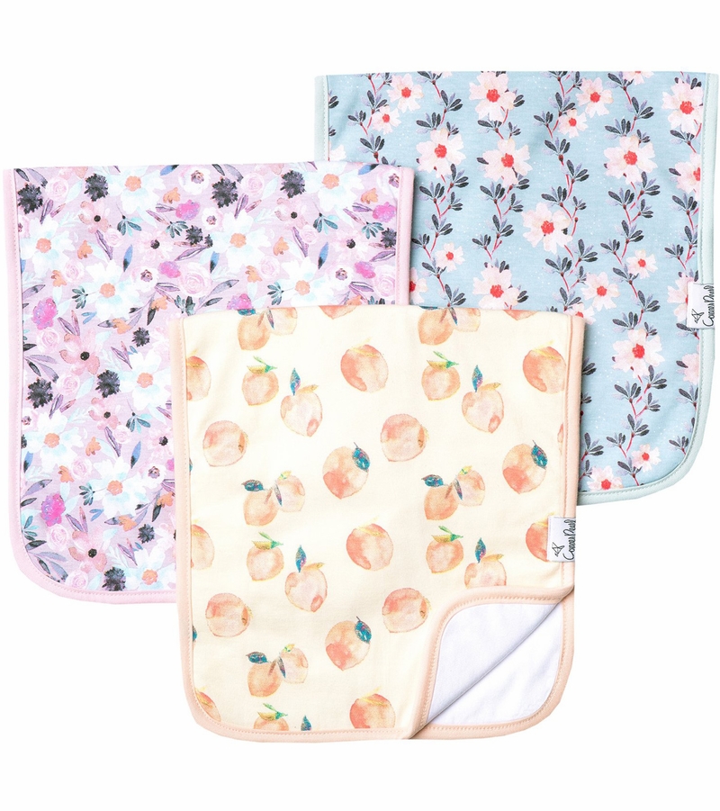 Copper Pearl Premium Burp Cloths, 3 Pack