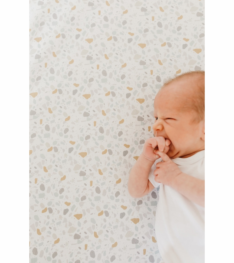 Copper Pearl Premium Fitted Crib Sheet Arlo