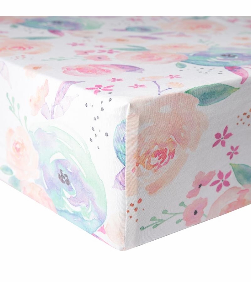 Copper Pearl Premium Fitted Crib Sheet Bloom